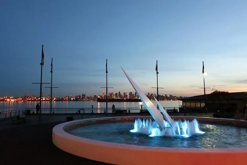 Lonsdale Quay waterfront in North Vancouver